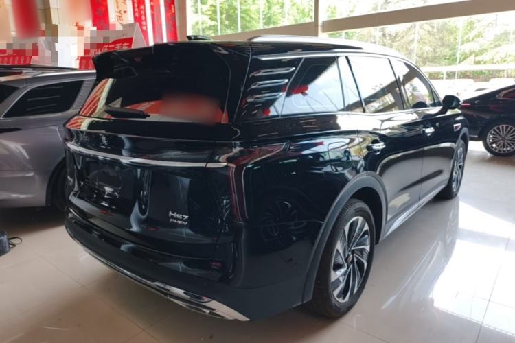 Used Hongqi HS7 PHEV 2024 2.0T PHEV Four-Wheel Drive Flagship Edition 6 Seats Rear Right 45 Deg