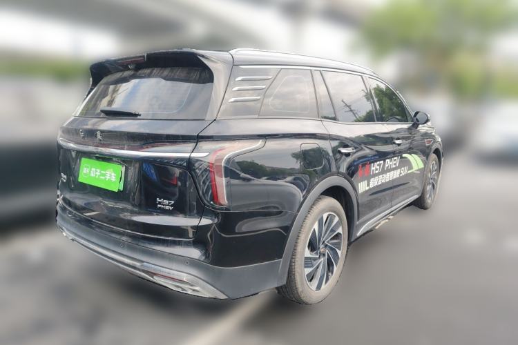 Used Hongqi HS7 PHEV 2024 2.0T PHEV Four-Wheel Drive Flagship Edition 6 Seats Rear Right 45 Deg