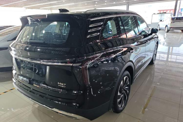 Used Hongqi HS7 PHEV 2024 2.0T PHEV Four-Wheel Drive Flagship Edition 6 Seats Rear Right 45 Deg