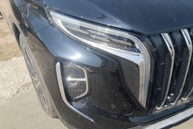 Used Hongqi HS7 PHEV 2024 2.0T PHEV Four-Wheel Drive Flagship Edition 7 Seats Right Front Headlight