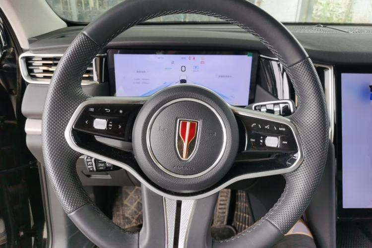 Used Hongqi HS7 PHEV 2024 2.0T PHEV Four-Wheel Drive Flagship Edition 7 Seats Steering Wheel