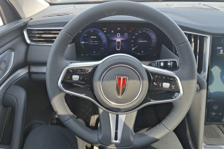 Used Hongqi HS7 PHEV 2024 2.0T PHEV Four-Wheel Drive Flagship Edition 6 Seats Steering Wheel