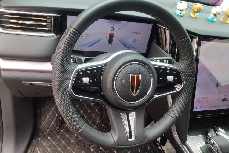Used Hongqi HS7 PHEV 2024 2.0T PHEV Four-Wheel Drive Flagship Edition 7 Seats Steering Wheel