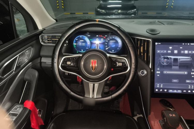 Used Hongqi HS7 PHEV 2024 2.0T PHEV Four-Wheel Drive Flagship Edition 7 Seats Steering Wheel