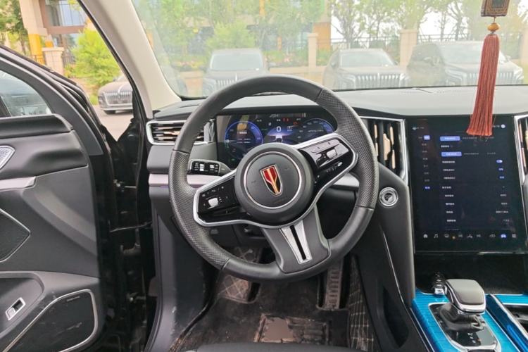Used Hongqi HS7 PHEV 2024 2.0T PHEV Four-Wheel Drive Flagship Edition 6 Seats Steering Wheel