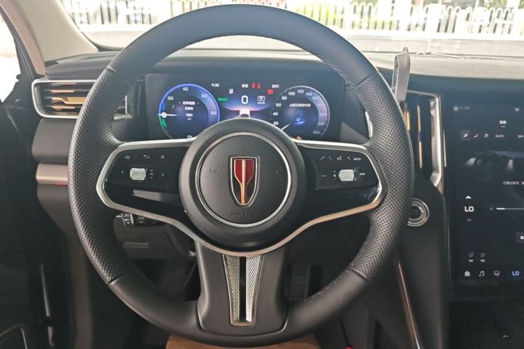 Used Hongqi HS7 PHEV 2024 2.0T PHEV Four-Wheel Drive Flagship Edition 6 Seats Steering Wheel