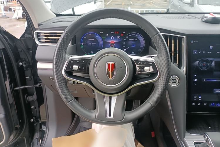 Used Hongqi HS7 PHEV 2024 2.0T PHEV Four-Wheel Drive Flagship Edition 6 Seats Steering Wheel