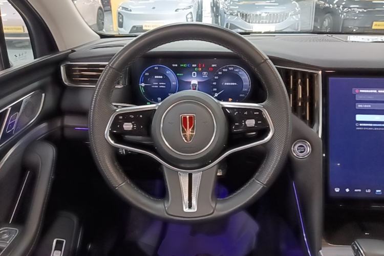 Used Hongqi HS7 PHEV 2024 2.0T PHEV Four-Wheel Drive Flagship Edition 6 Seats Steering Wheel