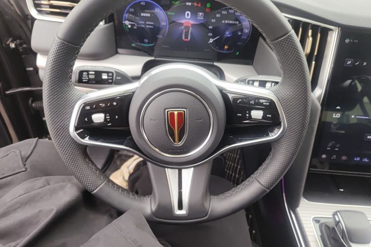 Used Hongqi HS7 PHEV 2024 2.0T PHEV Four-Wheel Drive Flagship Edition 7 Seats Steering Wheel