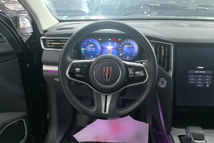 Used Hongqi HS7 PHEV 2024 2.0T PHEV Four-Wheel Drive Flagship Edition 6 Seats Steering Wheel
