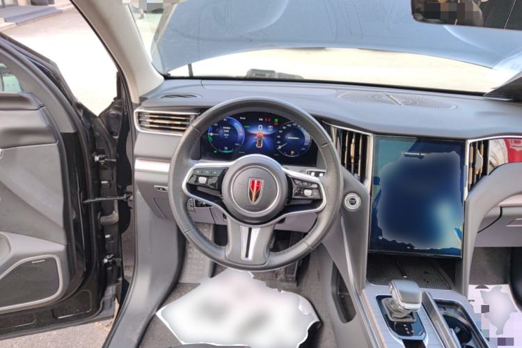 Used Hongqi HS7 PHEV 2024 2.0T PHEV Four-Wheel Drive Flagship Edition 6 Seats Steering Wheel