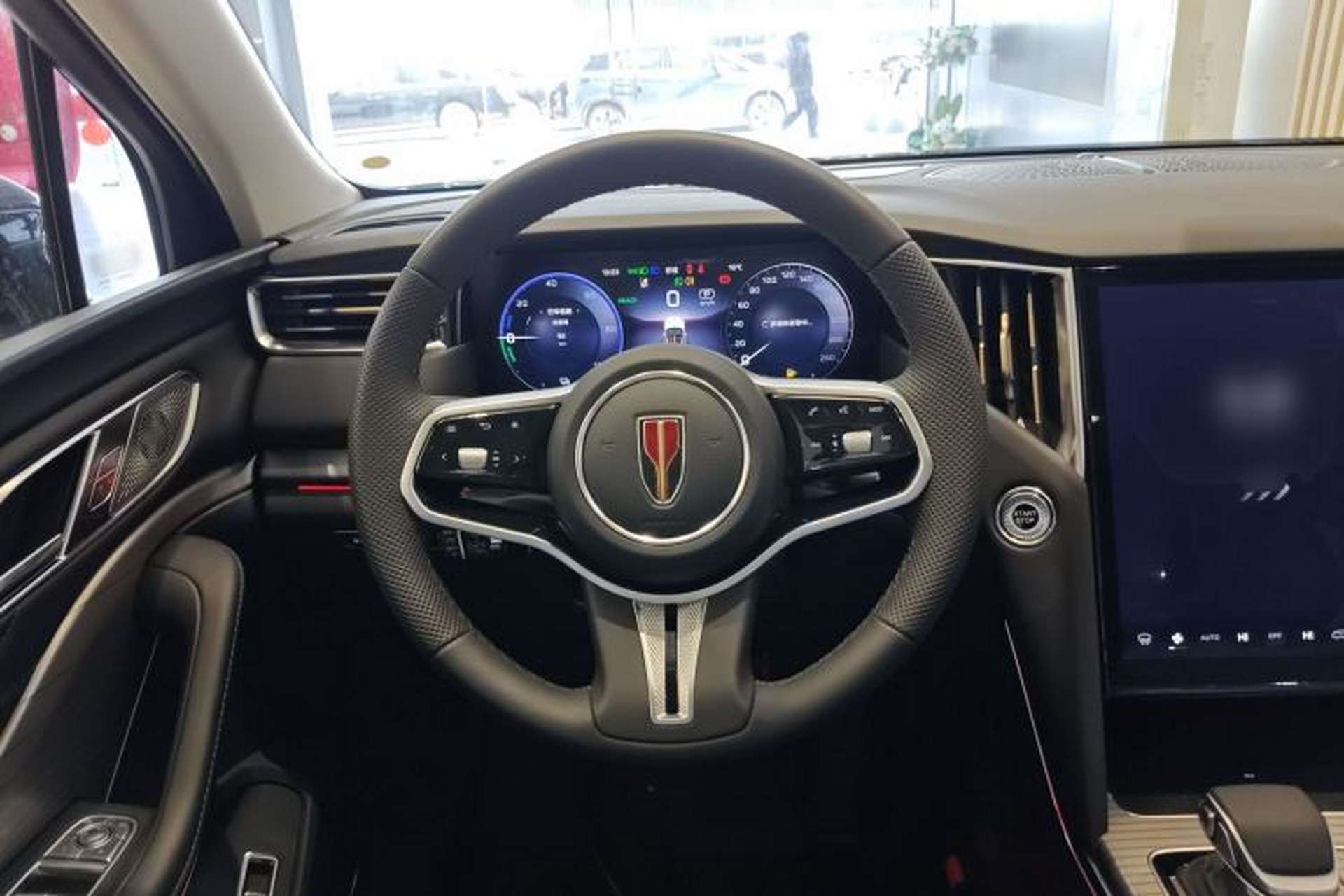 Used Hongqi HS7 PHEV 2024 2.0T PHEV Two-Wheel Drive Flagship Edition 6 Seats Steering Wheel