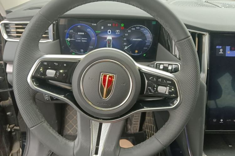 Used Hongqi HS7 PHEV 2024 2.0T PHEV Four-Wheel Drive Flagship Edition 7 Seats Steering Wheel