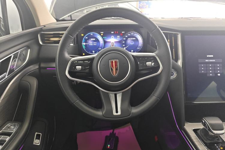 Used Hongqi HS7 PHEV 2024 2.0T PHEV Four-Wheel Drive Flagship Edition 6 Seats Steering Wheel