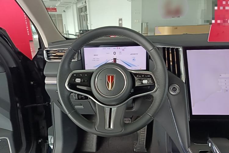 Used Hongqi HS7 PHEV 2024 2.0T PHEV Four-Wheel Drive Flagship Edition 6 Seats Steering Wheel