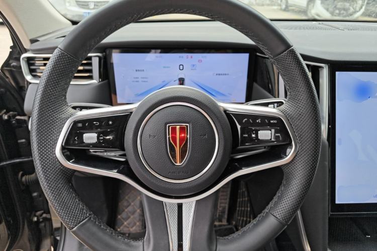 Used Hongqi HS7 PHEV 2024 2.0T PHEV Four-Wheel Drive Flagship Edition 7 Seats Steering Wheel