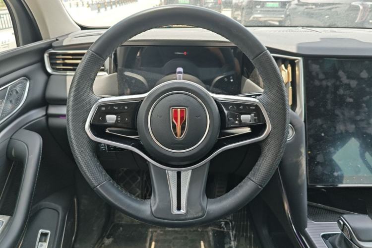 Used Hongqi HS7 PHEV 2024 2.0T PHEV Four-Wheel Drive Flagship Edition 7 Seats Steering Wheel