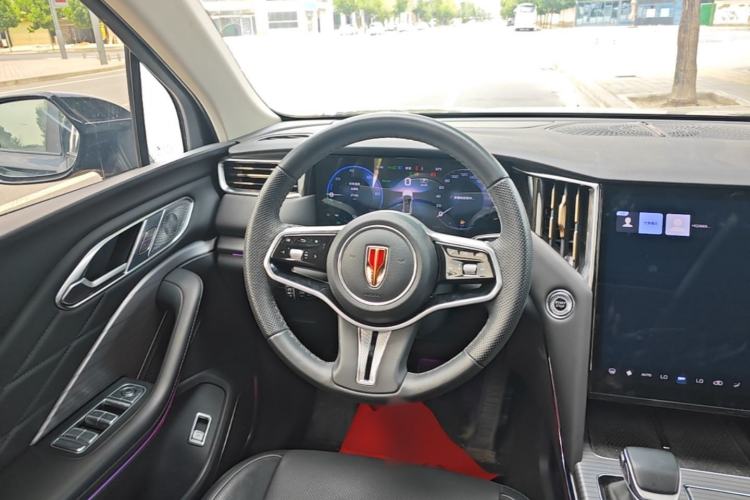 Used Hongqi HS7 PHEV 2024 2.0T PHEV Four-Wheel Drive Flagship Edition 7 Seats Steering Wheel