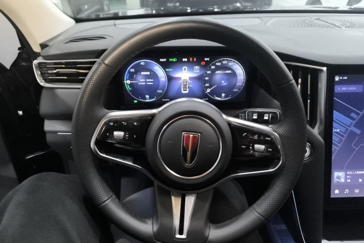 Used Hongqi HS7 PHEV 2024 2.0T PHEV Two-Wheel Drive Flagship Edition 6 Seats Steering Wheel