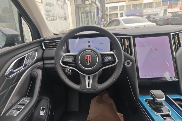 Used Hongqi HS7 PHEV 2024 2.0T PHEV Four-Wheel Drive Flagship Edition 6 Seats Steering Wheel