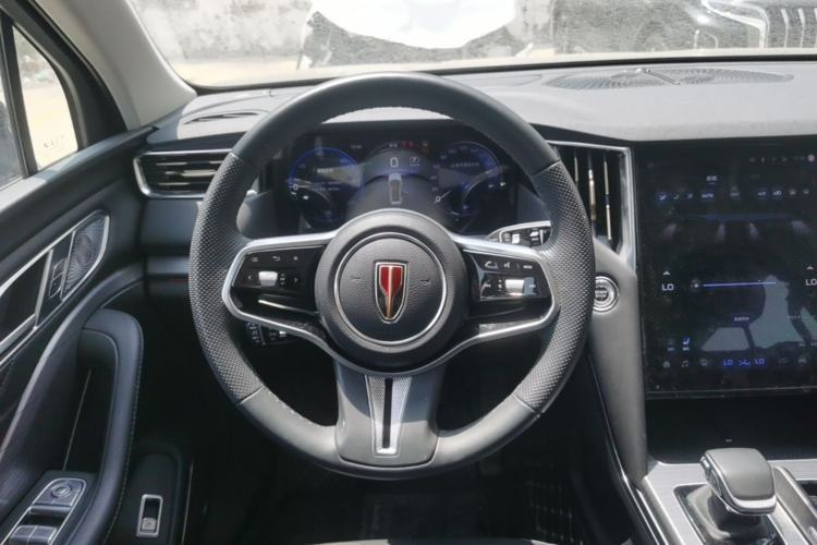 Used Hongqi HS7 PHEV 2024 2.0T PHEV Four-Wheel Drive Flagship Edition 7 Seats Steering Wheel