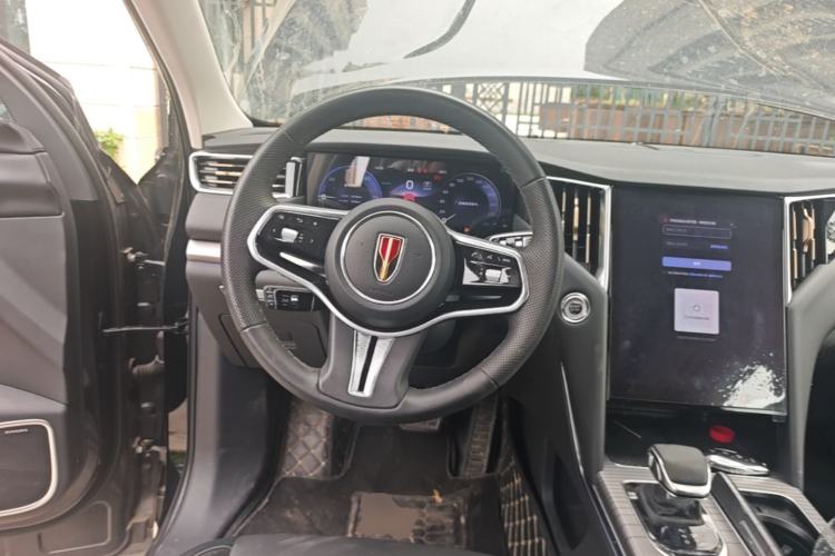 Used Hongqi HS7 PHEV 2024 2.0T PHEV Four-Wheel Drive Flagship Edition 7 Seats Steering Wheel