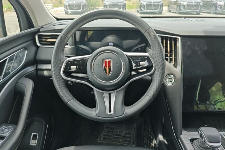 Used Hongqi HS7 PHEV 2024 2.0T PHEV Four-Wheel Drive Flagship Edition 7 Seats Steering Wheel