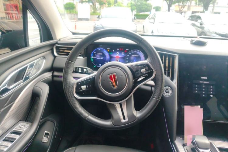 Used Hongqi HS7 PHEV 2024 2.0T PHEV Four-Wheel Drive Flagship Edition 6 Seats Steering Wheel