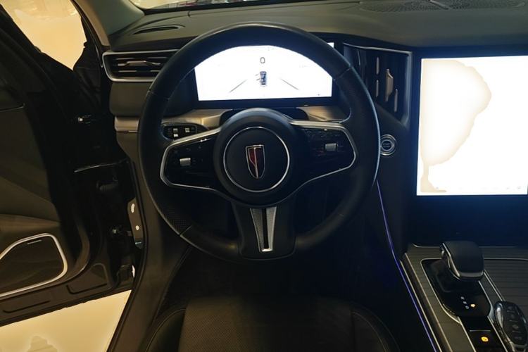 Used Hongqi HS7 PHEV 2024 2.0T PHEV Four-Wheel Drive Flagship Edition 6 Seats Steering Wheel