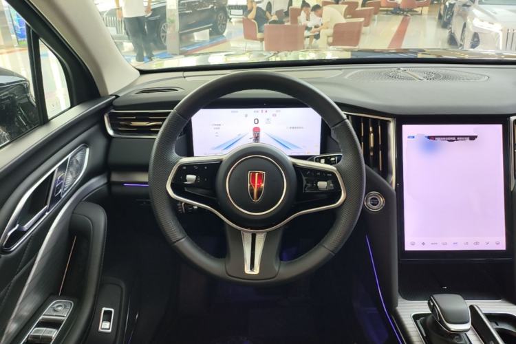 Used Hongqi HS7 PHEV 2024 2.0T PHEV Four-Wheel Drive Flagship Edition 6 Seats Steering Wheel