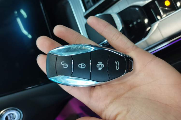Used Hongqi HS7 PHEV 2024 2.0T PHEV Four-Wheel Drive Flagship Edition 6 Seats Vehicle Key