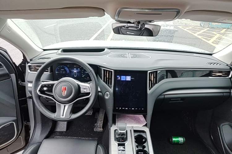 Used Hongqi HS7 PHEV 2024 2.0T PHEV Four-Wheel-Drive Flagship Edition 6 Seats Center Console