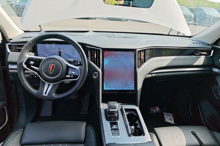 Used Hongqi HS7 PHEV 2024 2.0T PHEV Four-Wheel-Drive Flagship Edition 6 Seats Center Console
