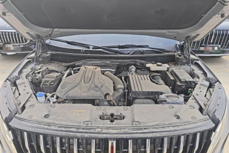 Used Hongqi HS7 PHEV 2024 2.0T PHEV Four-Wheel-Drive Flagship Edition 6 Seats Engine Bay