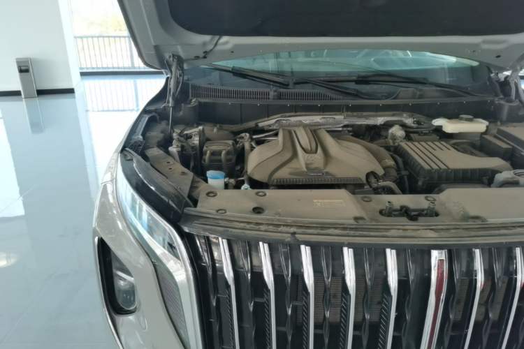 Used Hongqi HS7 PHEV 2024 2.0T PHEV Four-Wheel-Drive Flagship Edition 6 Seats Engine Bay Right