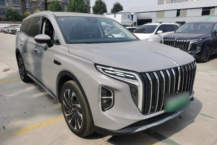 Used Hongqi HS7 PHEV 2024 2.0T PHEV Four-Wheel-Drive Flagship Edition 6 Seats Front Right 45 Deg