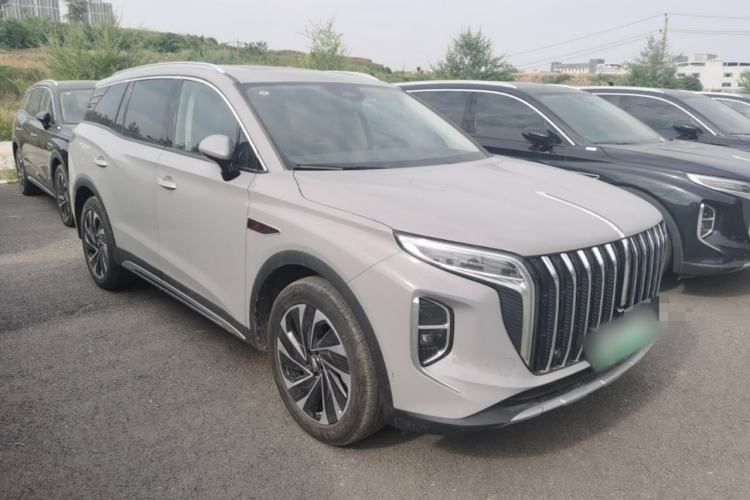 Used Hongqi HS7 PHEV 2024 2.0T PHEV Four-Wheel-Drive Flagship Edition 6 Seats Front Right 45 Deg