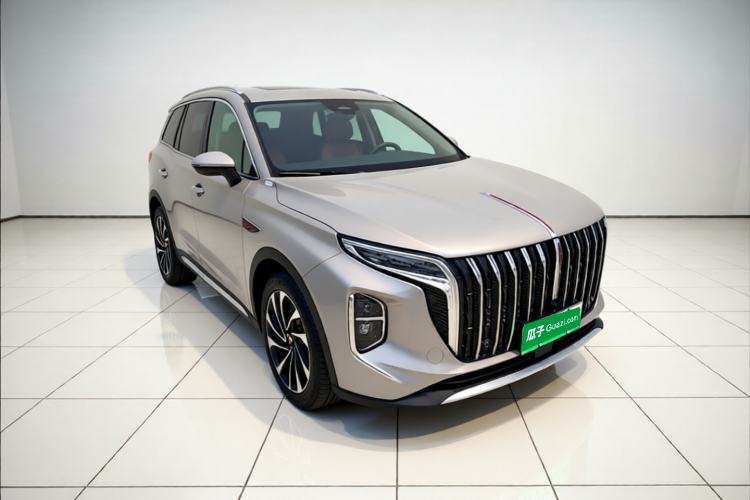 Used Hongqi HS7 PHEV 2024 2.0T PHEV Four-Wheel-Drive Flagship Edition 6 Seats Front Right 45 Deg