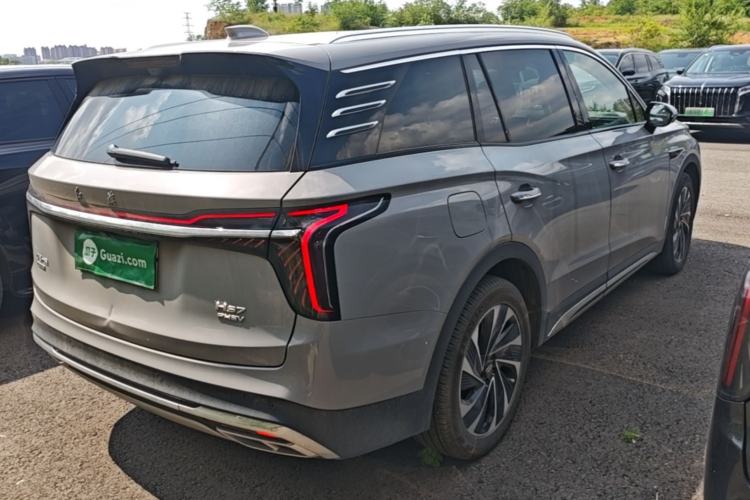 Used Hongqi HS7 PHEV 2024 2.0T PHEV Four-Wheel-Drive Flagship Edition 6 Seats Rear Right 45 Deg