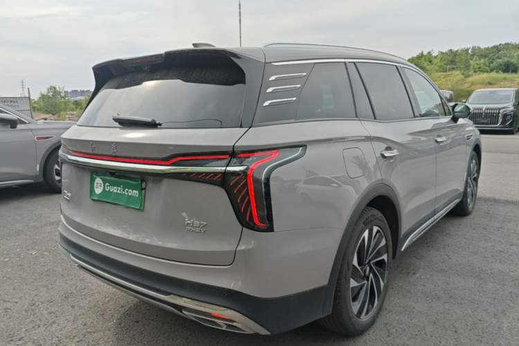 Used Hongqi HS7 PHEV 2024 2.0T PHEV Four-Wheel-Drive Flagship Edition 6 Seats Rear Right 45 Deg