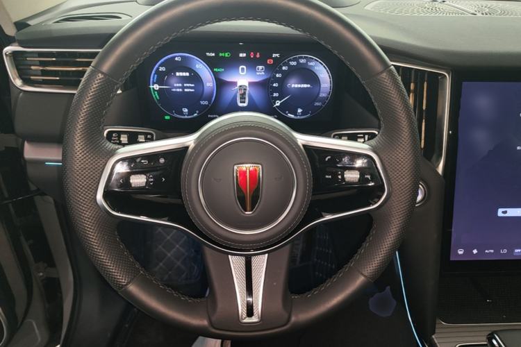 Used Hongqi HS7 PHEV 2024 2.0T PHEV Four-Wheel-Drive Flagship Edition 6 Seats Steering Wheel