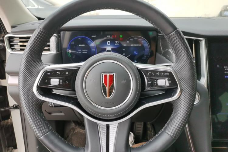 Used Hongqi HS7 PHEV 2024 2.0T PHEV Four-Wheel-Drive Flagship Edition 6 Seats Steering Wheel