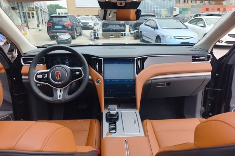Used Hongqi HS7 PHEV 2025 Model 2.0T PHEV Four-Wheel Drive 2 Million Units Commemorative Edition 6-Seater Center Console