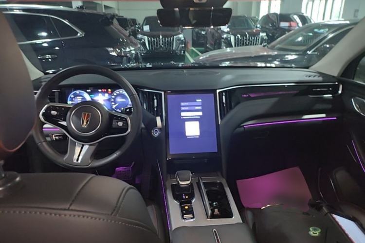 Used Hongqi HS7 PHEV 2025 Model 2.0T PHEV Four-Wheel Drive 2 Million Units Commemorative Edition 6-Seater Center Console