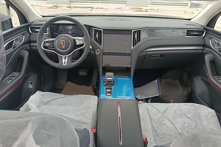 Used Hongqi HS7 PHEV 2025 Model 2.0T PHEV Four-Wheel Drive 2 Million Units Commemorative Edition 6-Seater Center Console