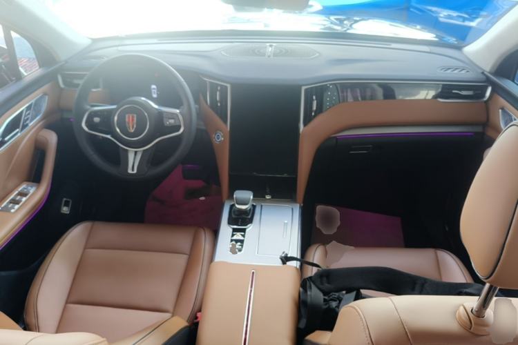 Used Hongqi HS7 PHEV 2025 Model 2.0T PHEV Four-Wheel Drive 2 Million Units Commemorative Edition 6-Seater Center Console
