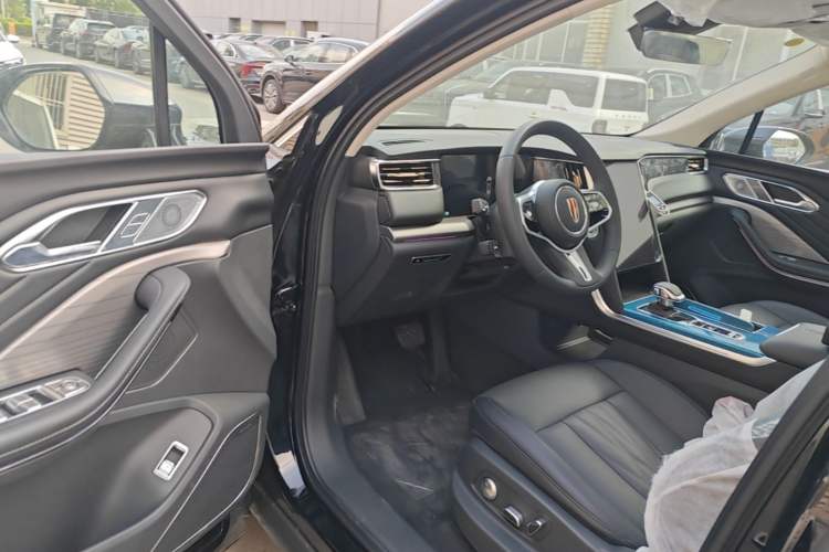 Used Hongqi HS7 PHEV 2025 Model 2.0T PHEV Two-Wheel Drive Qi Xiang Edition 7-Seater Driver Seat
