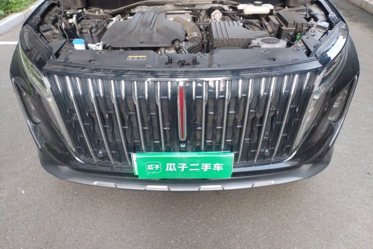 Used Hongqi HS7 PHEV 2025 Model 2.0T PHEV Four-Wheel Drive 2 Million Units Commemorative Edition 6-Seater Engine Bay