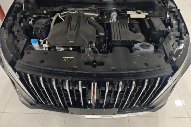 Used Hongqi HS7 PHEV 2025 Model 2.0T PHEV Two-Wheel Drive Qi Xiang Edition 7-Seater Engine Bay