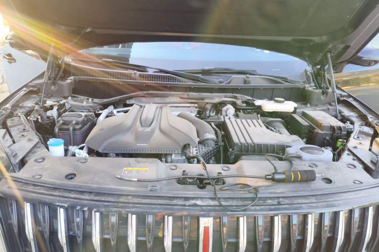 Used Hongqi HS7 PHEV 2025 Model 2.0T PHEV Four-Wheel Drive 2 Millionth Anniversary Edition—7 Seats Engine Bay